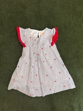 Cat & Jack White and Red Star-Striped Girls top